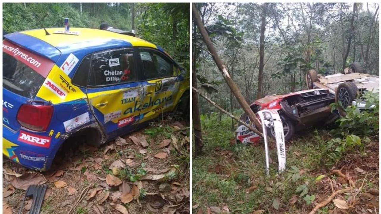 കോട്ടയത്ത് റാലിക്കിടെ കാർ അപകടം; വീഡിയോ കോട്ടയത്ത് റാലിക്കിടെ കാർ അപകടം; വീഡിയോ