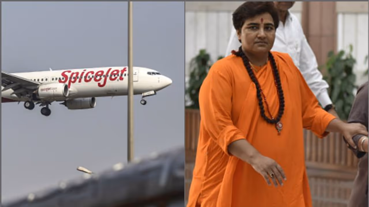 বিমানেই বসলেন ধরণায়, সাধ্বীর রোষে এবার স্পাইস জেট সংস্থা