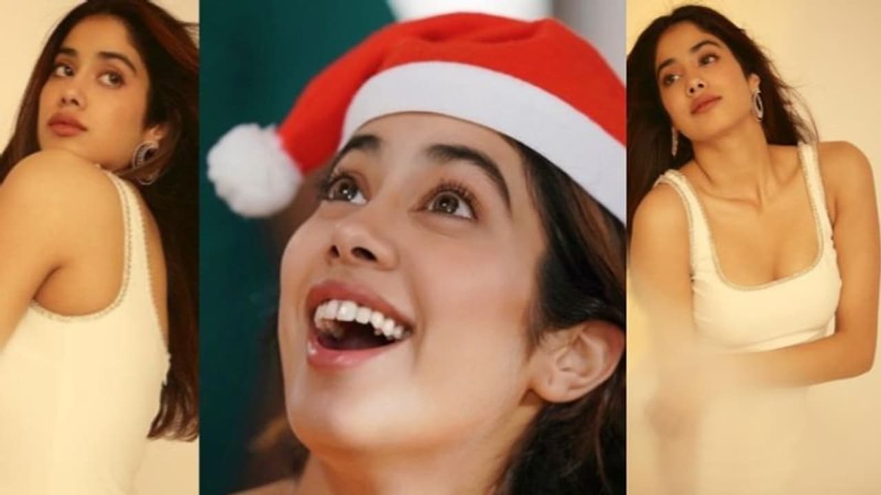 വെള്ള ഡ്രസ്സില്‍ ഹോട്ട് ലുക്കില്‍ ജാന്‍വി; ചിത്രങ്ങള്‍...