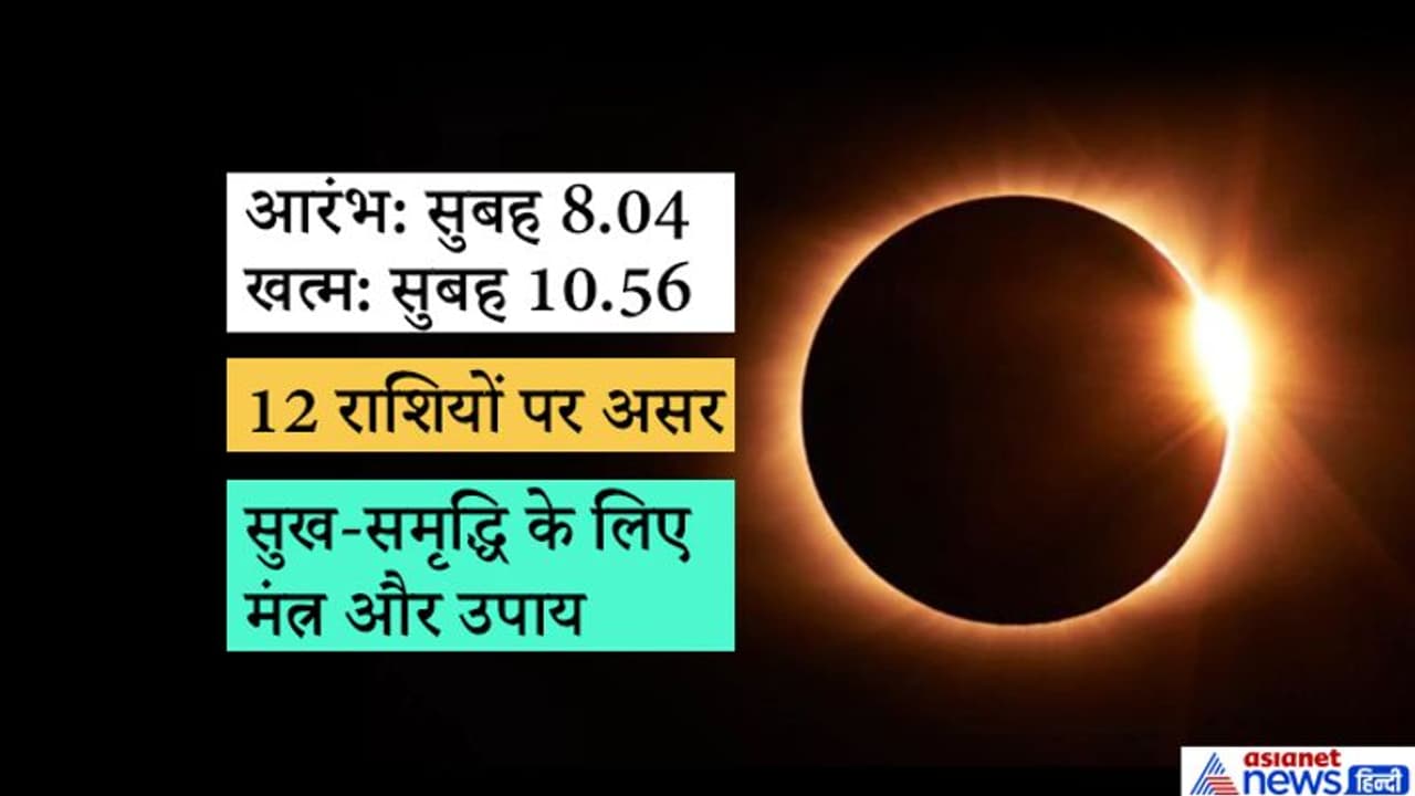 26 दिसंबर को दुर्लभ सूर्यग्रहण, जानें कहां दिखेगा यह, किन राशियों पर होगा असर, क्या करें उपाय 26 दिसंबर को दुर्लभ सूर्यग्रहण, जानें कहां दिखेगा यह, किन राशियों पर होगा असर, क्या करें उपाय