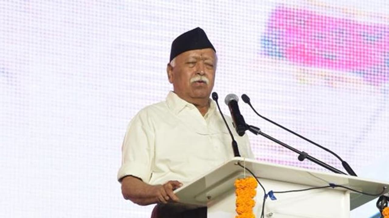 RSS chief Mohan Bhagawat considers entire Indian population as Hindu society