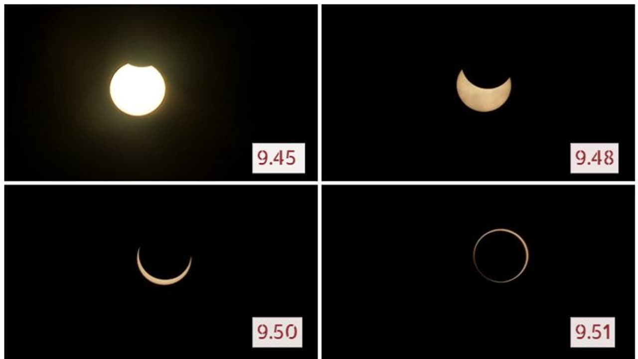 நிறைவடைந்தது 'அரிய' சூரிய கிரகணம்..! இனி 2031ல் தான்..!