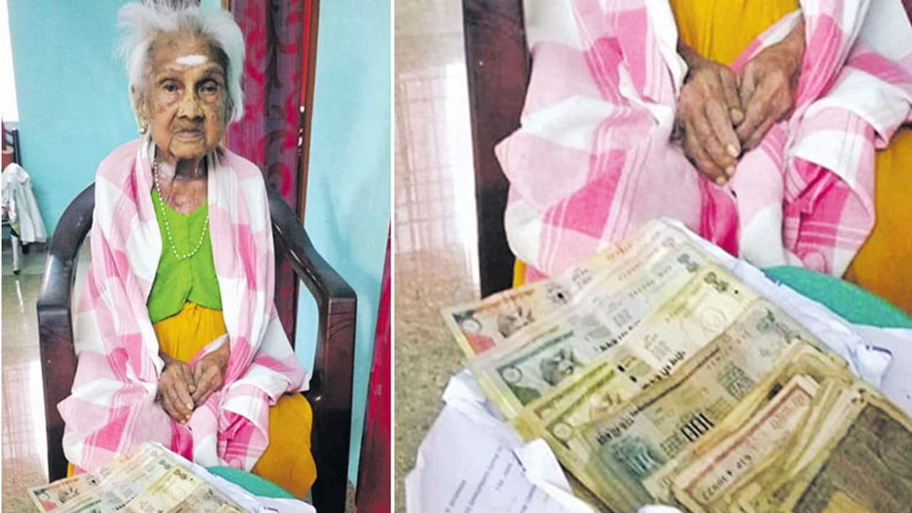 செல்லாத நோட்டுகளை சேமித்த 92 வயது மூதாட்டி..! 31 ஆயிரம் பணத்தை மாற்ற முடியாமல் பரிதவிப்பு..!