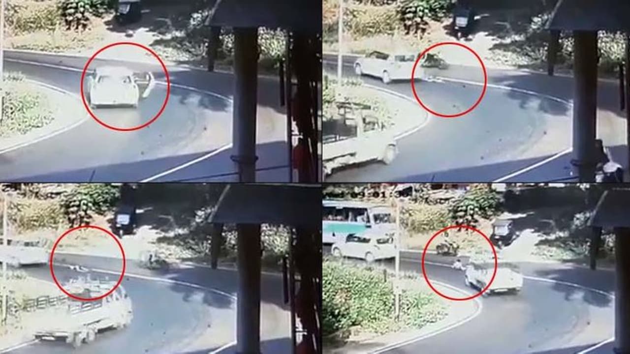 ഓടുന്ന കാറിന്റെ ഡോര് തുറന്ന് കുട്ടി വീണത് ബസിനു മുന്നില്, ഞെട്ടിക്കുന്ന വീഡിയോ! ഓടുന്ന കാറിന്റെ ഡോര് തുറന്ന് കുട്ടി വീണത് ബസിനു മുന്നില്, ഞെട്ടിക്കുന്ന വീഡിയോ!