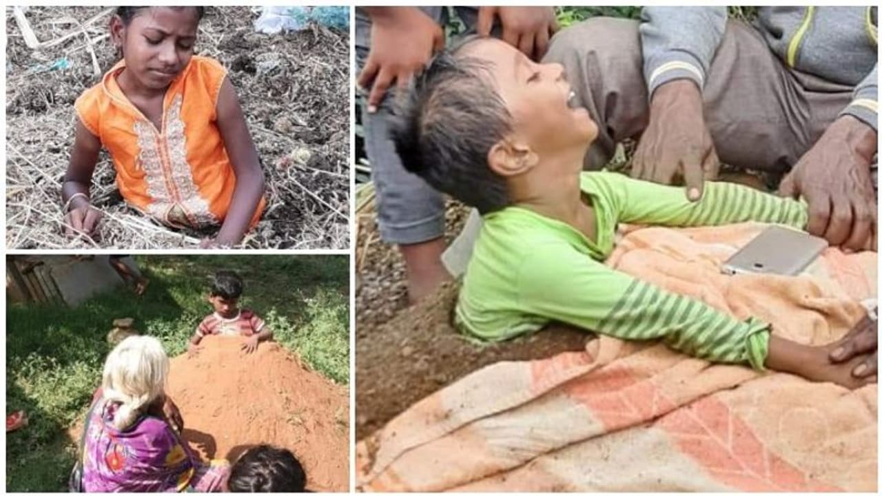 கிரகணத்தின் போது நடந்த அதிர்ச்சி .! பெற்ற குழந்தைகளுக்கு தாய்மார்கள் செய்த ... பகீர் வீடியோ காட்சி..!