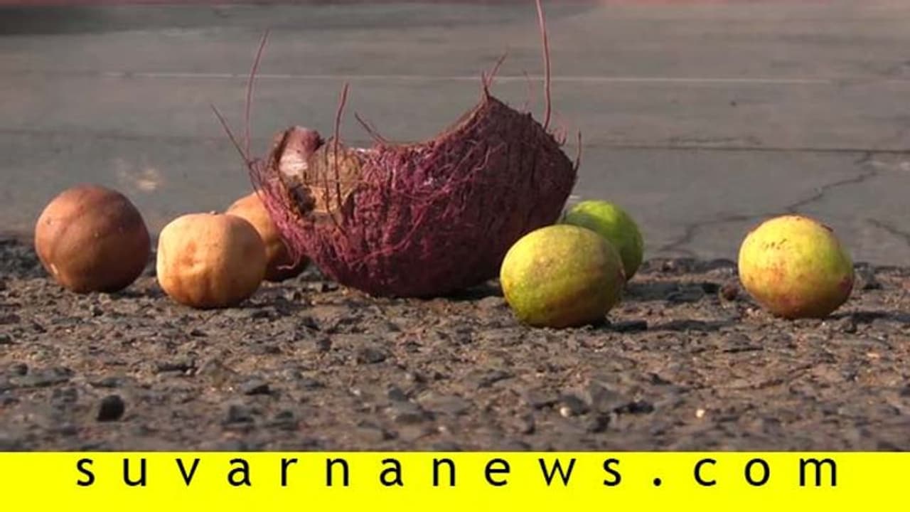 ರಾಯಚೂರು: ಜಿಲ್ಲಾಧಿಕಾರಿ ಕಚೇರಿ ಸಮೀಪವೇ ವಾಮಾಚಾರ!