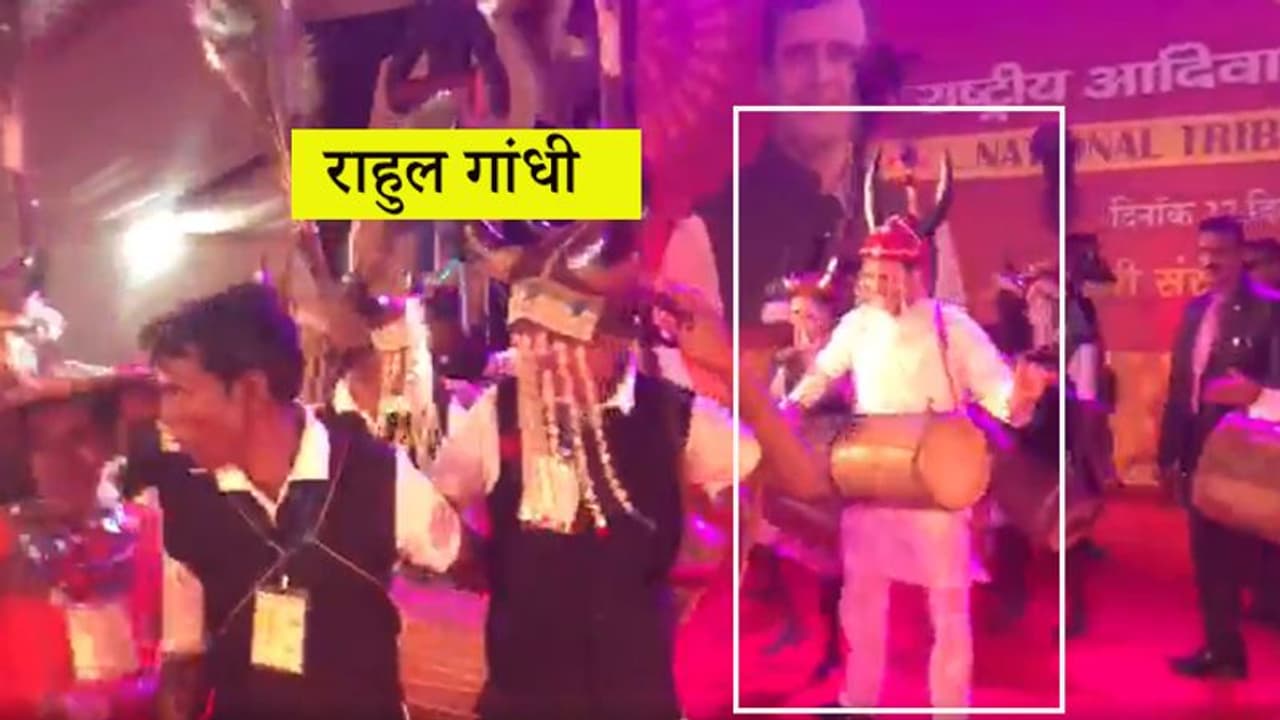 राहुल गांधी ने आदिवासी महोत्सव में किया डांस, कहा, सड़कों पर महिलाएं सुरक्षित नहीं, बेरोजगारी बढ़ी राहुल गांधी ने आदिवासी महोत्सव में किया डांस, कहा, सड़कों पर महिलाएं सुरक्षित नहीं, बेरोजगारी बढ़ी