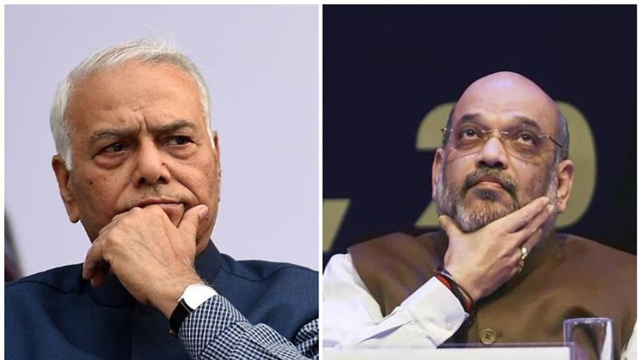 'അപകടകാരികള് ആ രണ്ടു പേരാണ്, ജാഗ്രത വേണം'; അമിത് ഷായുടെ 'ടുക്ഡെ ടുക്ഡെ' പരാമര്ശത്തിനെതിരെ യശ്വന്ത് സിന്ഹ 'അപകടകാരികള് ആ രണ്ടു പേരാണ്, ജാഗ്രത വേണം'; അമിത് ഷായുടെ 'ടുക്ഡെ ടുക്ഡെ' പരാമര്ശത്തിനെതിരെ യശ്വന്ത് സിന്ഹ