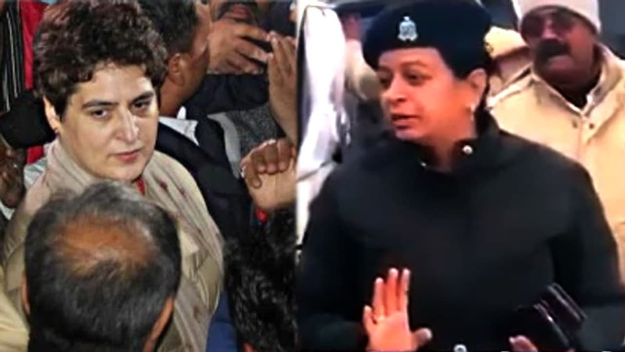 ಕತ್ತು ಹಿಡಿದು ನೂಕಿದರು ಎನ್ನುತ್ತಾರೆ ಪ್ರಿಯಾಂಕಾ, ಕರ್ತವ್ಯ ಮಾಡಿದೆ ಎನ್ನುತ್ತಾರೆ ಅಧಿಕಾರಿ!