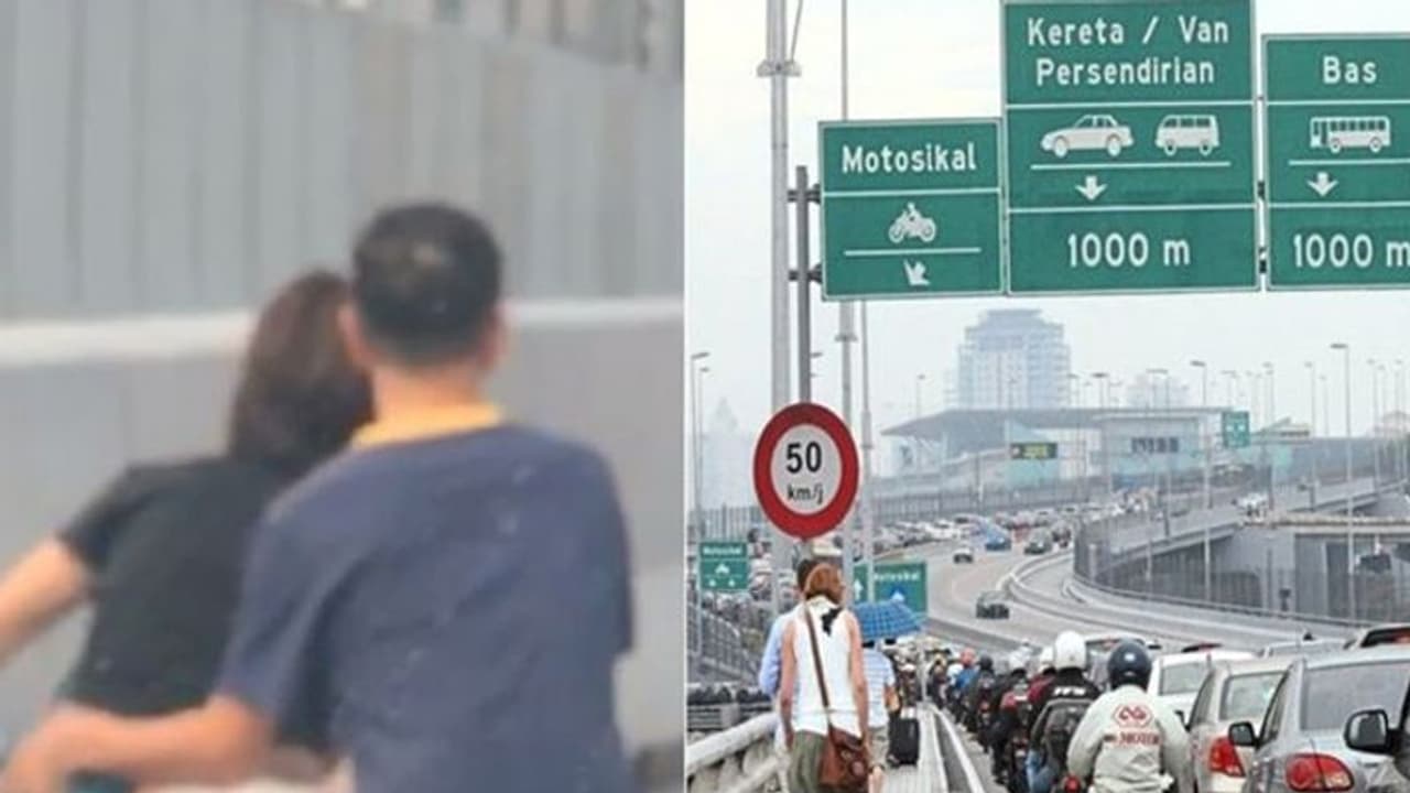 जब ट्रैफिक जाम में फंसी महिला को अचानक आ गया प्रेशर जब ट्रैफिक जाम में फंसी महिला को अचानक आ गया प्रेशर