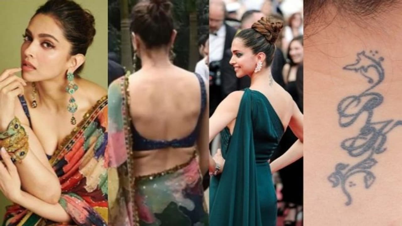 നാനാവര്‍ണ്ണത്തിലുള്ള സാരിയില്‍ തിളങ്ങി ദീപിക; 'ആര്‍കെ' ടാറ്റൂ എവിടെയെന്ന് ആരാധകര്‍...