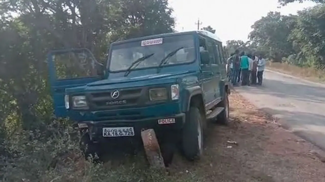 ಪೊಲೀಸ್ ಜೀಪನ್ನೇ ಕದ್ದೊಯ್ದ ಚೋರ! ಪೊಲೀಸ್ ಜೀಪನ್ನೇ ಕದ್ದೊಯ್ದ ಚೋರ!