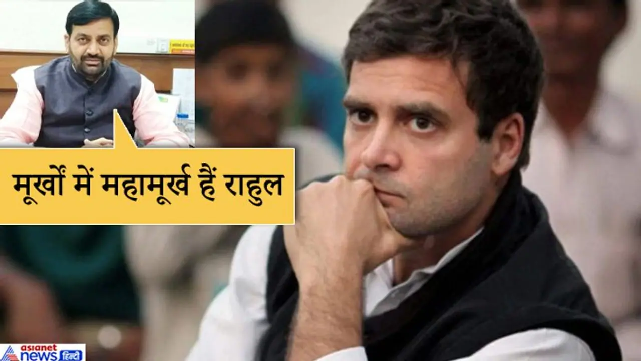 मूर्खों में महामूर्ख हैं राहुल गांधी, उन्हें नहीं पता क्या है नागरिकता कानून; भाजपा सांसद मूर्खों में महामूर्ख हैं राहुल गांधी, उन्हें नहीं पता क्या है नागरिकता कानून; भाजपा सांसद