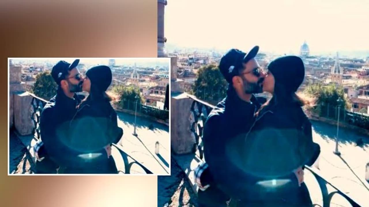 வெட்டவெளியில் கணவருக்கு நச்சுன்னு லிப்லாக்... செம்ம கிக்காக புத்தாண்டு வாழ்த்து சொன்ன பிரபல நடிகை...! வெட்டவெளியில் கணவருக்கு நச்சுன்னு லிப்லாக்... செம்ம கிக்காக புத்தாண்டு வாழ்த்து சொன்ன பிரபல நடிகை...!