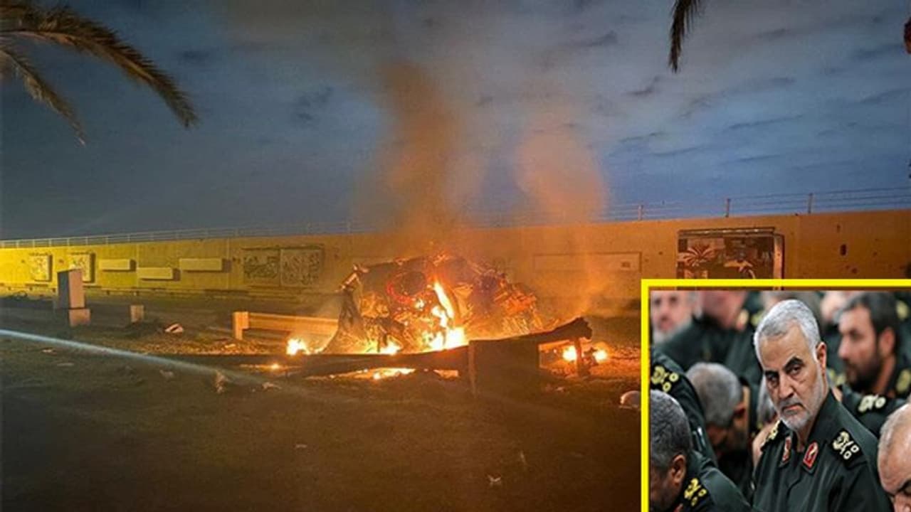 ഇറാഖിൽ അമേരിക്കൻ വ്യോമാക്രമണം; കമാൻഡർ കാസ്സെം സൊലേമാനി അടക്കം എട്ട് പേർ കൊല്ലപ്പെട്ടതായി റിപ്പോർട്ട്