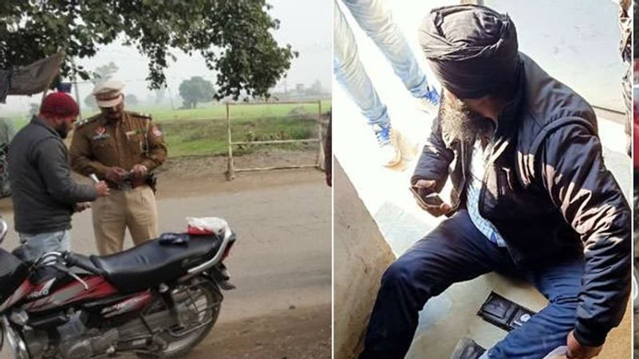 चालान की रकम सुनकर चक्कर खाकर गिर पड़ा बाइक वाला, लोगों ने पानी पिलाया, पीठ थपथपाई, तब आया होश चालान की रकम सुनकर चक्कर खाकर गिर पड़ा बाइक वाला, लोगों ने पानी पिलाया, पीठ थपथपाई, तब आया होश