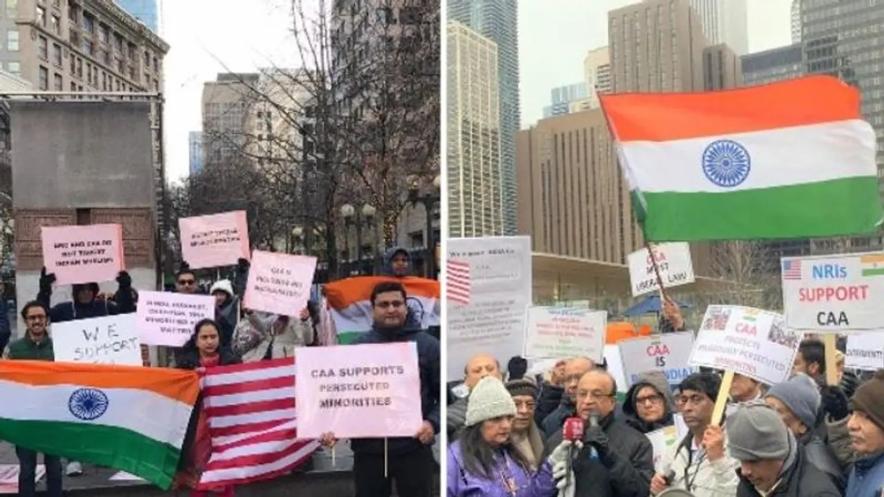 ಚಿಕಾಗೋದಲ್ಲಿ ಮೊಳಗಿದ ಸಿಎಎ ಪರ ಧ್ವನಿ: ಅನಿವಾಸಿ ಭಾರತೀಯರಿಂದ ಮೆರವಣಿಗೆ! ಚಿಕಾಗೋದಲ್ಲಿ ಮೊಳಗಿದ ಸಿಎಎ ಪರ ಧ್ವನಿ: ಅನಿವಾಸಿ ಭಾರತೀಯರಿಂದ ಮೆರವಣಿಗೆ!