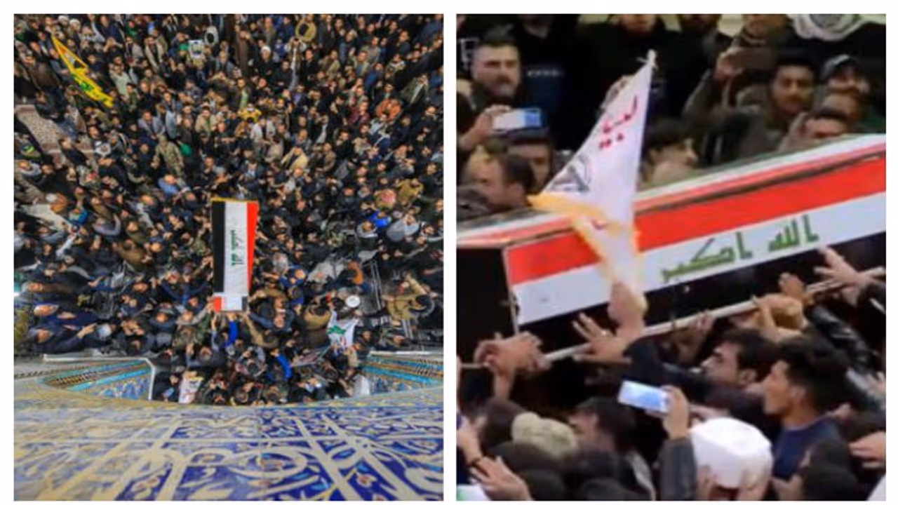 সোলেমানির শেষকৃত্যে জনসমুদ্র ইরানে, আমেরিকাকে শেষ করার হুমকি কন্যার সোলেমানির শেষকৃত্যে জনসমুদ্র ইরানে, আমেরিকাকে শেষ করার হুমকি কন্যার