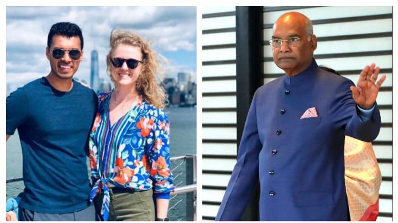 আমেরিকান দম্পতির ভারতে এসে বিয়ে করার পরিকল্পনায় জল ঢেলেছিল হোটেল, সমাধানে এগিয়ে এলেন খোদ রাষ্ট্রপতি কোবিন্দ আমেরিকান দম্পতির ভারতে এসে বিয়ে করার পরিকল্পনায় জল ঢেলেছিল হোটেল, সমাধানে এগিয়ে এলেন খোদ রাষ্ট্রপতি কোবিন্দ