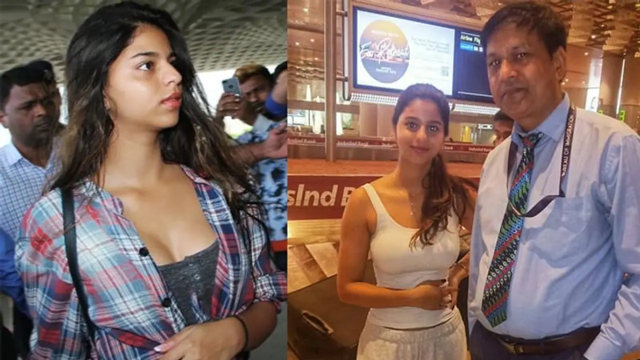 चेक की शर्ट, खुले बाल और बिना मेकअप के नजर आई शाहरुख खान की बेटी, पढ़ाई करने वापस लौटी विदेश चेक की शर्ट, खुले बाल और बिना मेकअप के नजर आई शाहरुख खान की बेटी, पढ़ाई करने वापस लौटी विदेश