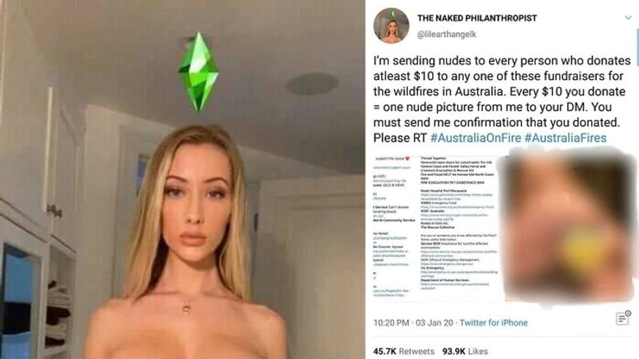 ಒಳ್ಳೆ ಕೆಲಸಕ್ಕೆ ತನ್ನ ಬೆತ್ತಲೇ ಪೋಟೋ ಮಾರಾಟ...2 ದಿನದಲ್ಲಿ ಕೋಟಿ ಕೋಟಿ ಸಂಗ್ರಹ ಒಳ್ಳೆ ಕೆಲಸಕ್ಕೆ ತನ್ನ ಬೆತ್ತಲೇ ಪೋಟೋ ಮಾರಾಟ...2 ದಿನದಲ್ಲಿ ಕೋಟಿ ಕೋಟಿ ಸಂಗ್ರಹ