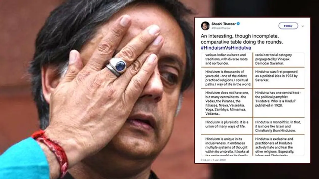 Controversy’s favourite child Shashi Tharoor compares Hindutva with Islam, Christianity; ends up hounded by liberal brigade