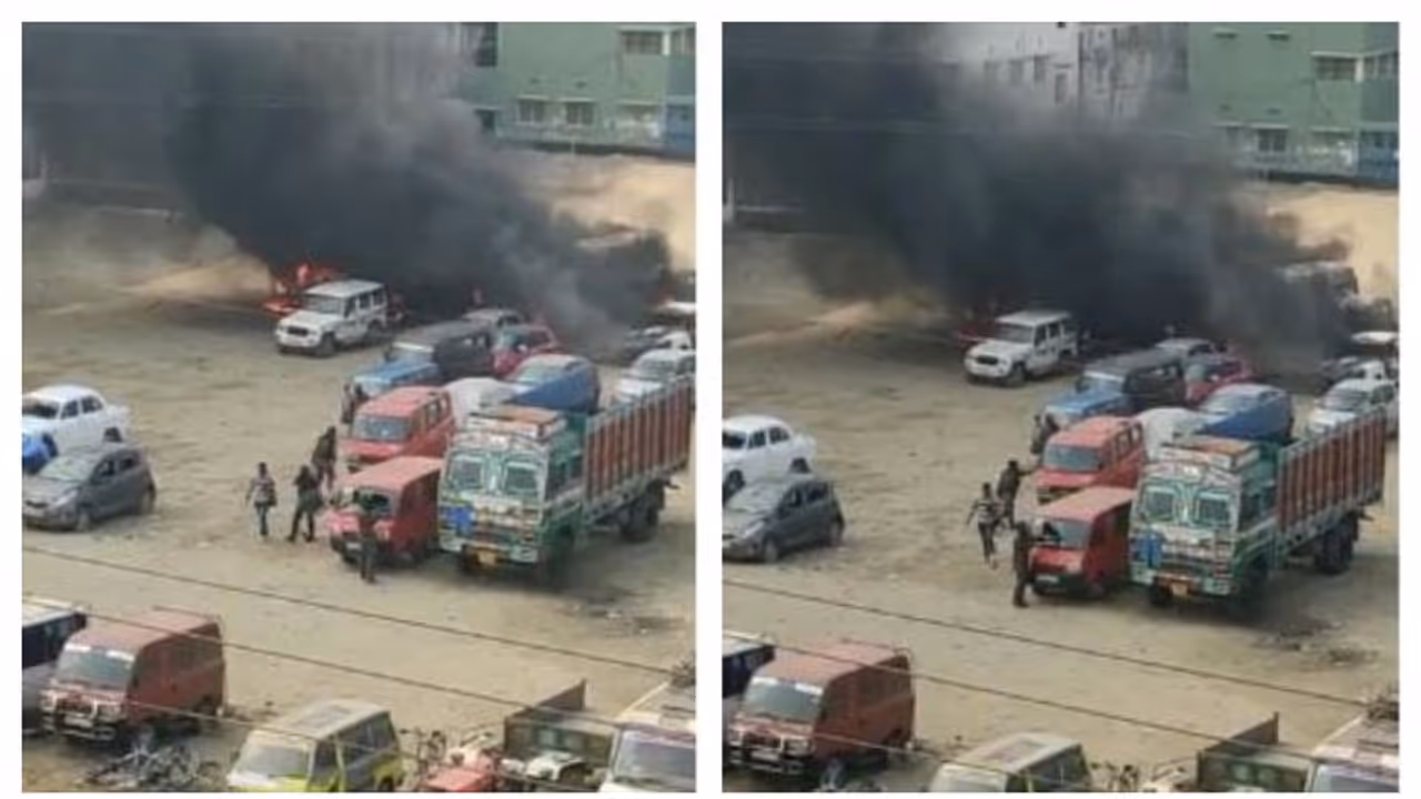 গাড়ি ভাঙছে পুলিশ, ভাইরাল ফুটেজ ঘিরে তোলপাড় বাংলা, দেখুন ভিডিও গাড়ি ভাঙছে পুলিশ, ভাইরাল ফুটেজ ঘিরে তোলপাড় বাংলা, দেখুন ভিডিও