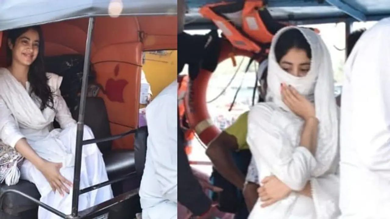 কার্তিকের সঙ্গে মুখ ঢেকে জেটি ঘাটে জাহ্নবী, মুহুর্তে ফাঁস ছবি কার্তিকের সঙ্গে মুখ ঢেকে জেটি ঘাটে জাহ্নবী, মুহুর্তে ফাঁস ছবি