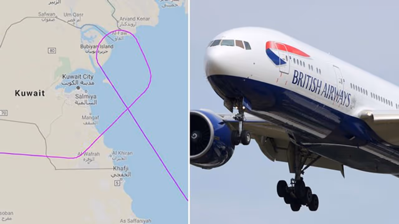 ஈரானின் அதிரடி ஏவுகணை தாக்குதல்... 200 பயணிகளுடன் நூலிழையில் உயிர் தப்பிய விமானம்..!