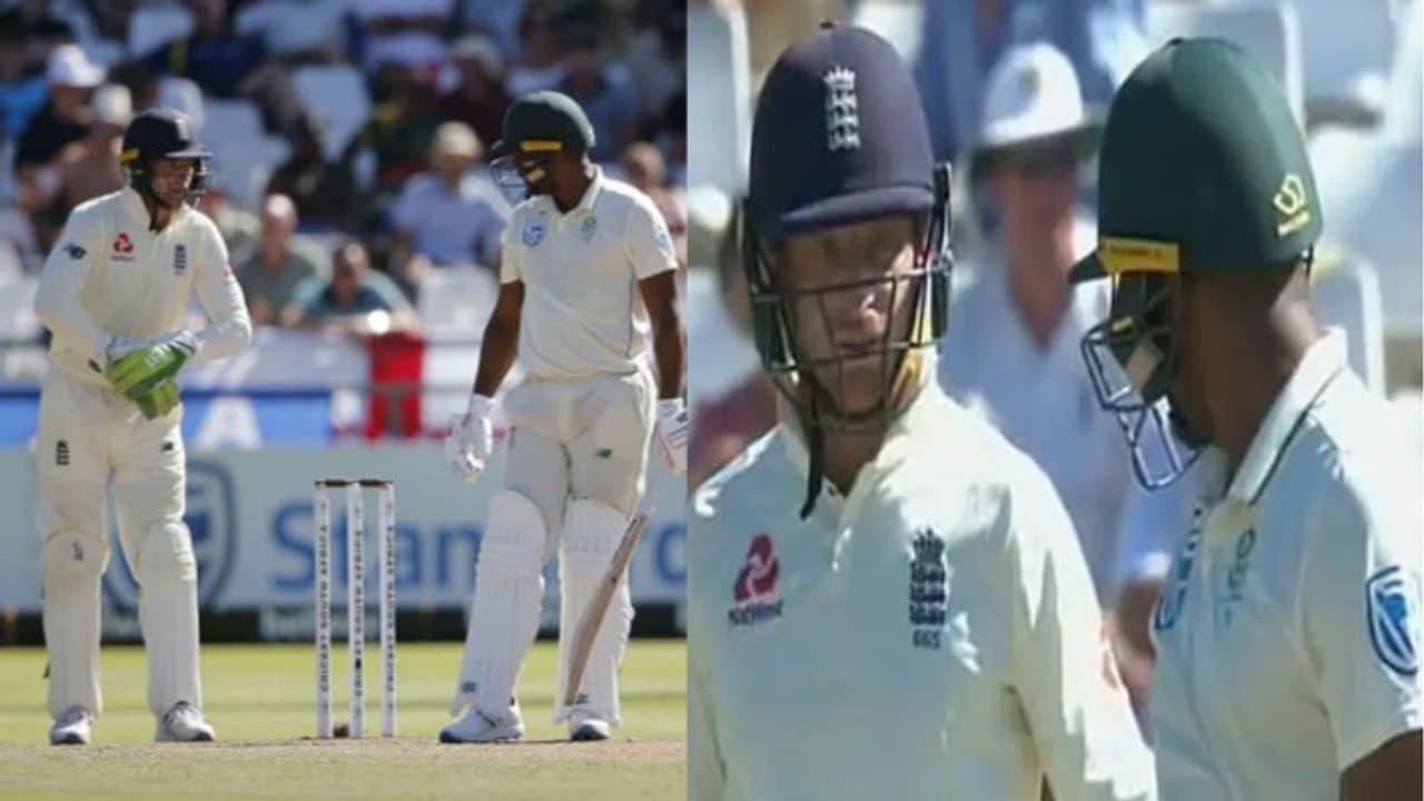 தென்னாப்பிரிக்க வீரரை கெட்ட வார்த்தையில் திட்டிய பட்லர்.. ”என்ன முறைக்கிற”னு வரிந்துகட்டிய பென் ஸ்டோக்ஸ்.. ஒரு ஆளை 2 பேரு சேர்ந்து செய்த சம்பவம்.. வீடியோ தென்னாப்பிரிக்க வீரரை கெட்ட வார்த்தையில் திட்டிய பட்லர்.. ”என்ன முறைக்கிற”னு வரிந்துகட்டிய பென் ஸ்டோக்ஸ்.. ஒரு ஆளை 2 பேரு சேர்ந்து செய்த சம்பவம்.. வீடியோ