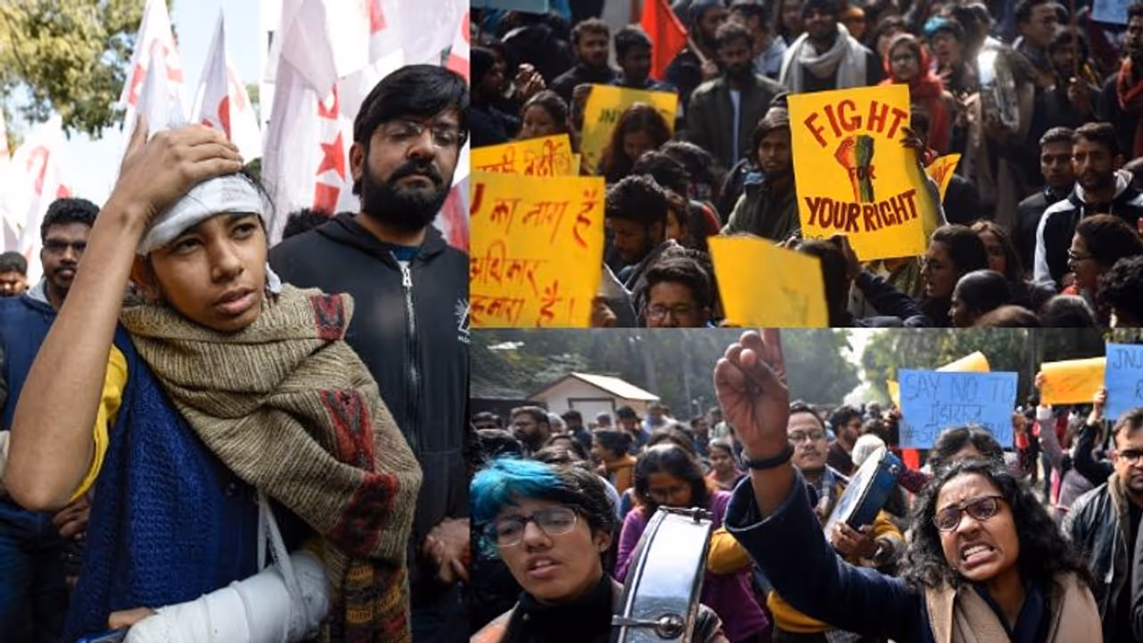 ജെഎൻയു: മാനവ വിഭവശേഷി മന്ത്രാലയം വിളിച്ച ചര്ച്ചയിൽ പങ്കെടുക്കാൻ വിദ്യാര്ത്ഥി യൂണിയന്റെ തീരുമാനം ജെഎൻയു: മാനവ വിഭവശേഷി മന്ത്രാലയം വിളിച്ച ചര്ച്ചയിൽ പങ്കെടുക്കാൻ വിദ്യാര്ത്ഥി യൂണിയന്റെ തീരുമാനം