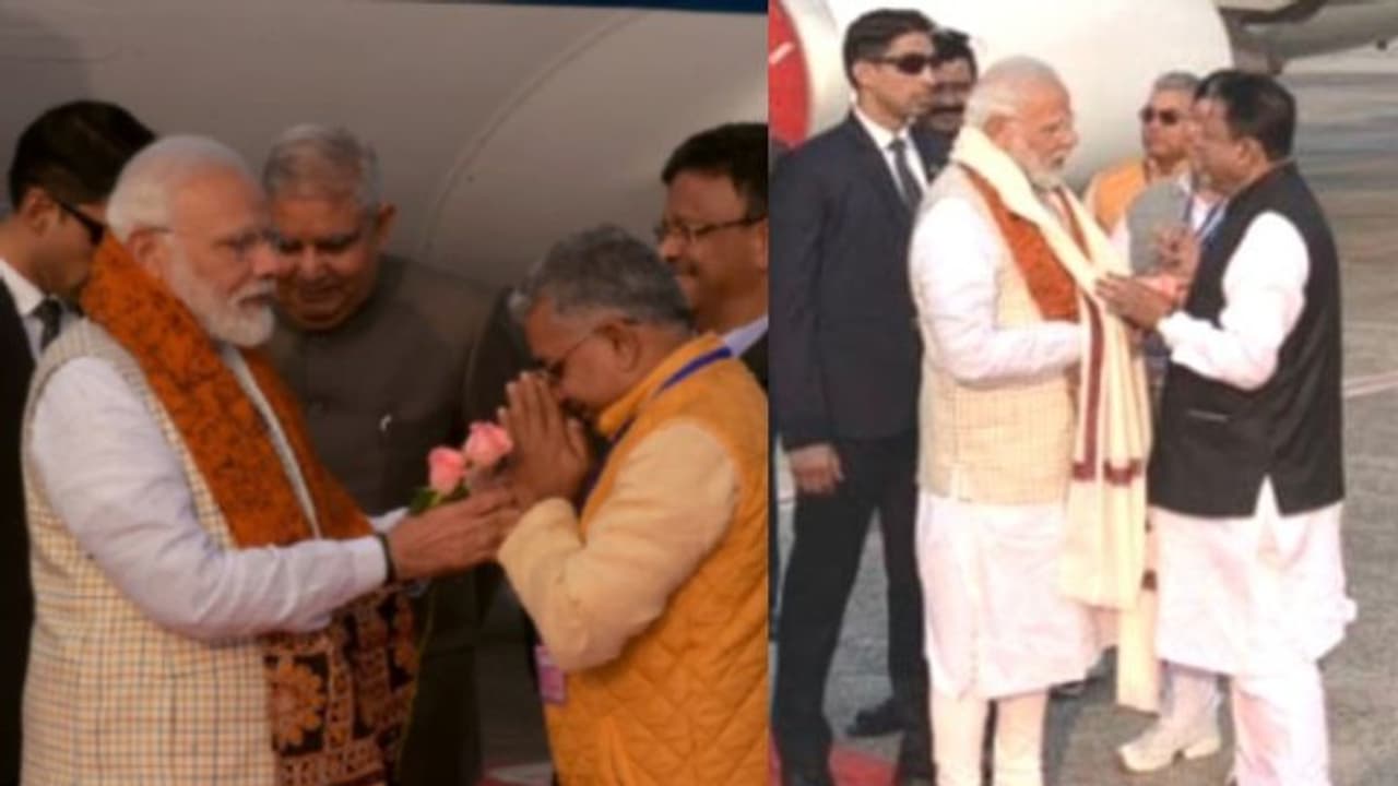 কয়েক সেকেন্ড পেলেন দিলীপ, মুকুলকে বেশি সময় দিলেন মোদী কয়েক সেকেন্ড পেলেন দিলীপ, মুকুলকে বেশি সময় দিলেন মোদী