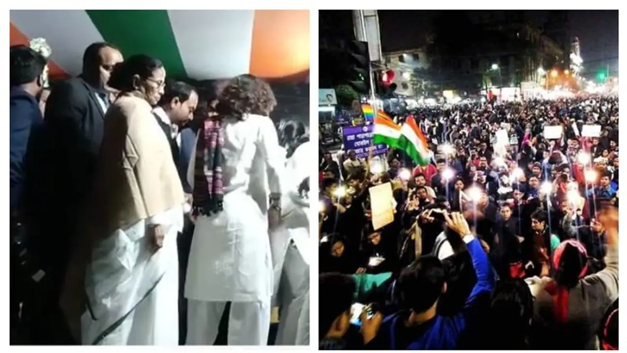 ছাত্র বিক্ষোভে উত্তাল কলকাতা, ক্ষোভ সামাল দিতে ধর্মতলায় মমতা ছাত্র বিক্ষোভে উত্তাল কলকাতা, ক্ষোভ সামাল দিতে ধর্মতলায় মমতা