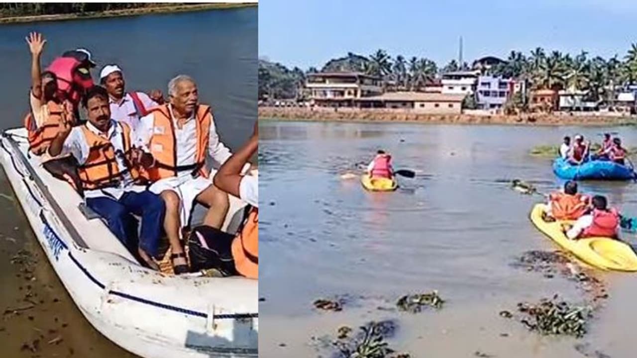 ಕೆರೆಗೆ ಇಳಿದು ಸ್ವಚ್ಛಗೊಳಿಸಿದ ಬಿಜೆಪಿ ಶಾಸಕ : ಕೈ ಜೋಡಿಸಿದ ಹಿರಿಯ ಕೈ ನಾಯಕ ಕೆರೆಗೆ ಇಳಿದು ಸ್ವಚ್ಛಗೊಳಿಸಿದ ಬಿಜೆಪಿ ಶಾಸಕ : ಕೈ ಜೋಡಿಸಿದ ಹಿರಿಯ ಕೈ ನಾಯಕ