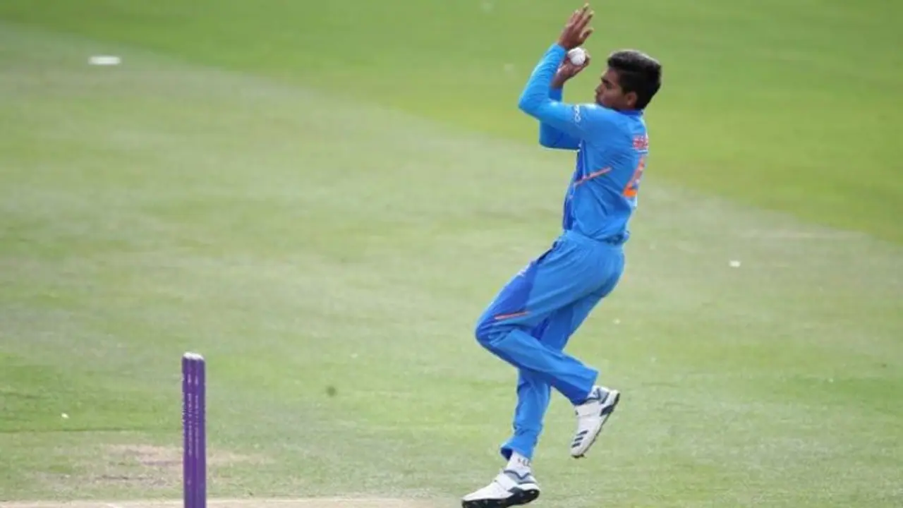 తిట్టినందుకు ప్రతీకారం: కార్తిక్ త్యాగి తర్వాతి బంతికే డేవిస్ ఔట్