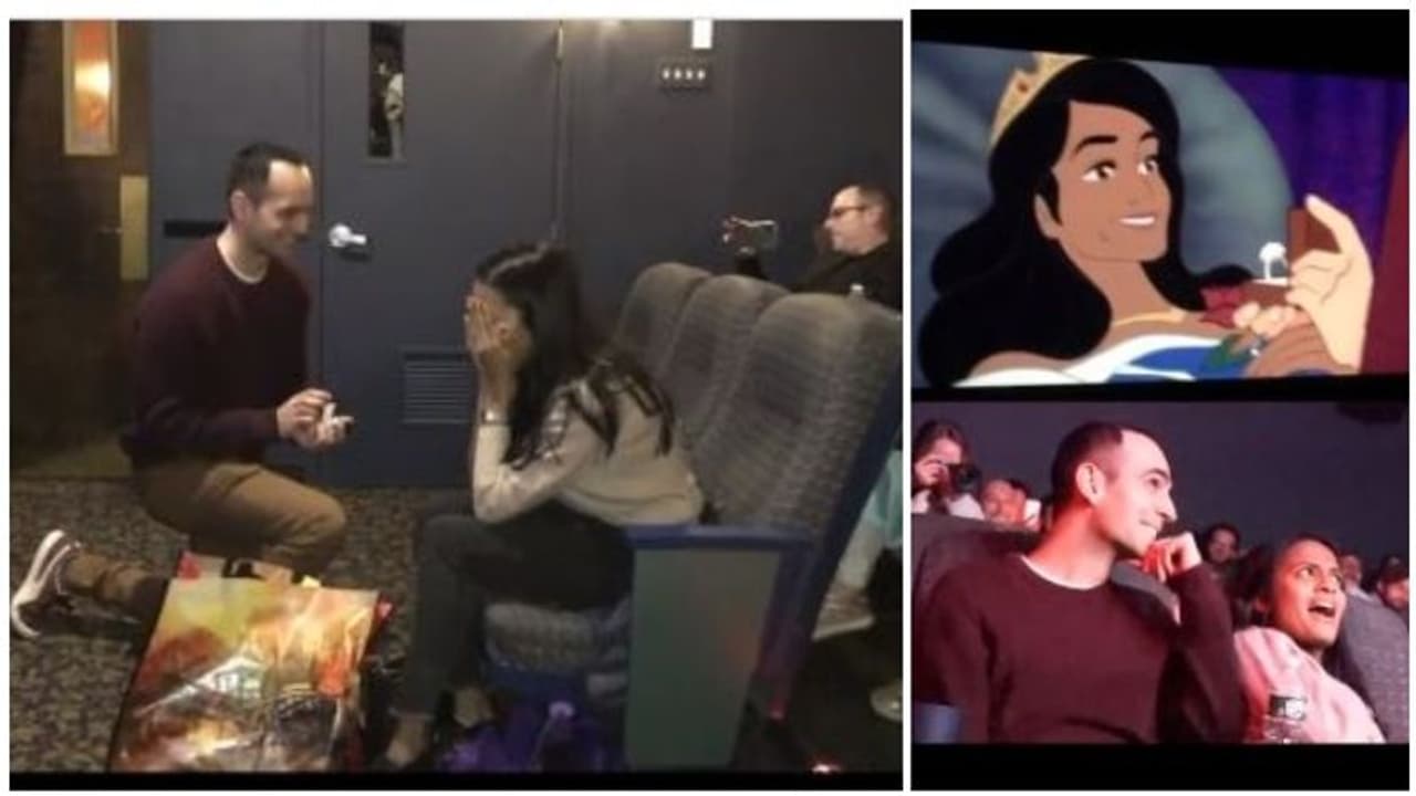 காதலன் வெளியிட்ட "ஷாக்கிங்" வீடியோ..! சினிமா தியேட்டரில் ஆடிப்போன காதலி...! இனி படத்தில் கூட இப்படி ஒரு காதலை காண முடியாது...!