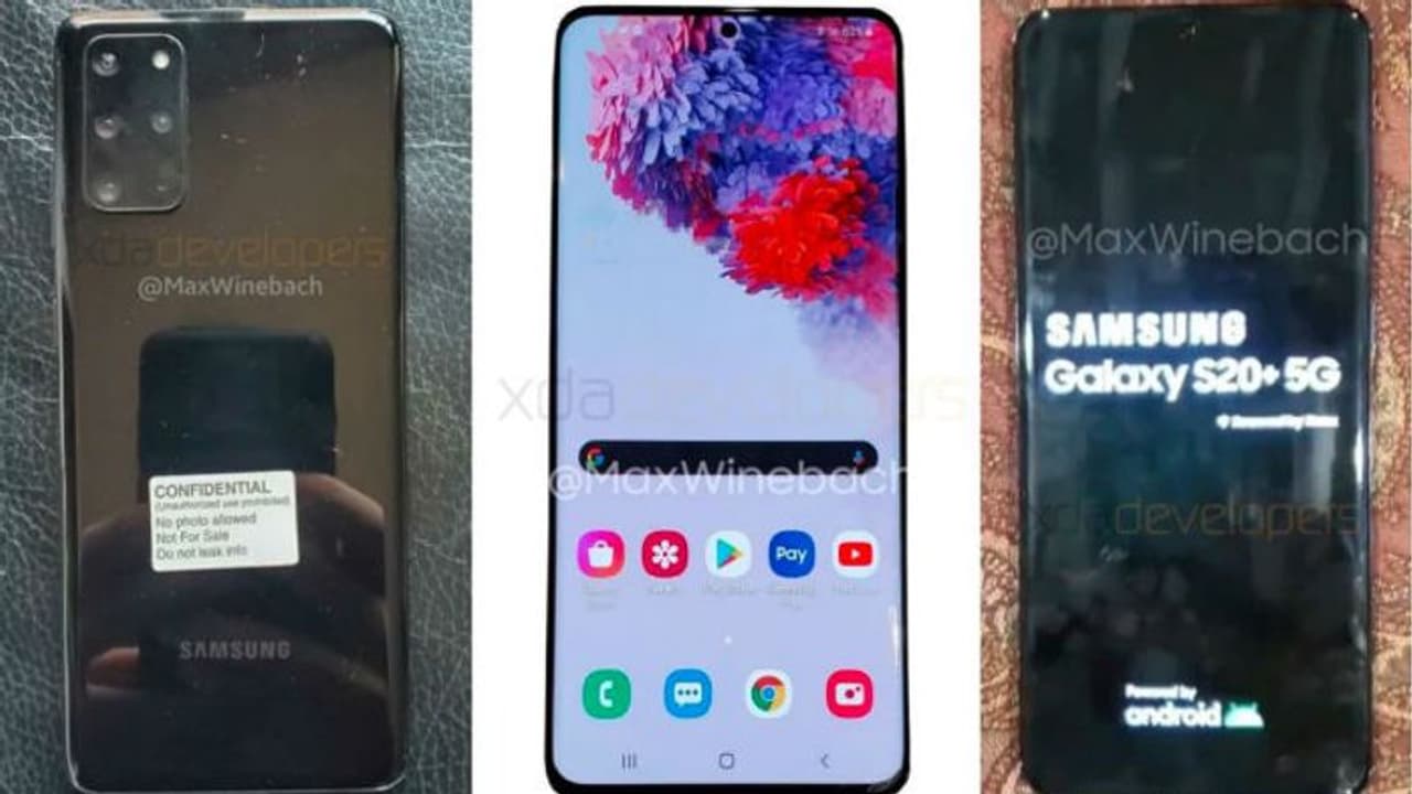 স্যামসাঙ গ্যালাক্সি এস২০ প্লাস ৫জি র ছবি ফাঁস, জেনে নিন এই ফোনের বৈশিষ্ট্যগুলি স্যামসাঙ গ্যালাক্সি এস২০ প্লাস ৫জি র ছবি ফাঁস, জেনে নিন এই ফোনের বৈশিষ্ট্যগুলি