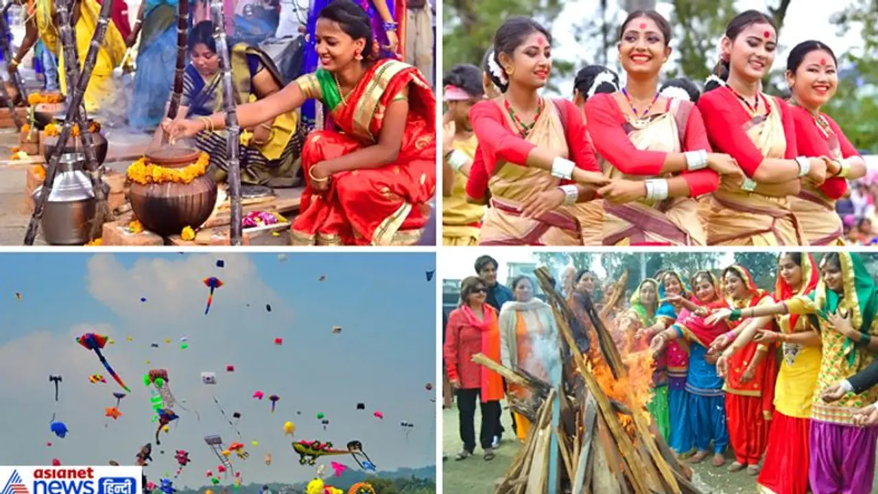 भारत के विभिन्न हिस्सों में अलग अलग रूपों में मनाया जाता है मकर संक्रांति उत्सव भारत के विभिन्न हिस्सों में अलग अलग रूपों में मनाया जाता है मकर संक्रांति उत्सव