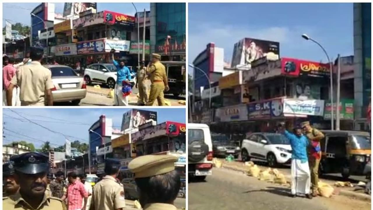 കൊല്ലത്ത് ഗവര്ണര്ക്ക് നേരെ എഐവൈഎഫ്, കെഎസ്യു പ്രവര്ത്തകരുടെ കരിങ്കൊടി കൊല്ലത്ത് ഗവര്ണര്ക്ക് നേരെ എഐവൈഎഫ്, കെഎസ്യു പ്രവര്ത്തകരുടെ കരിങ്കൊടി