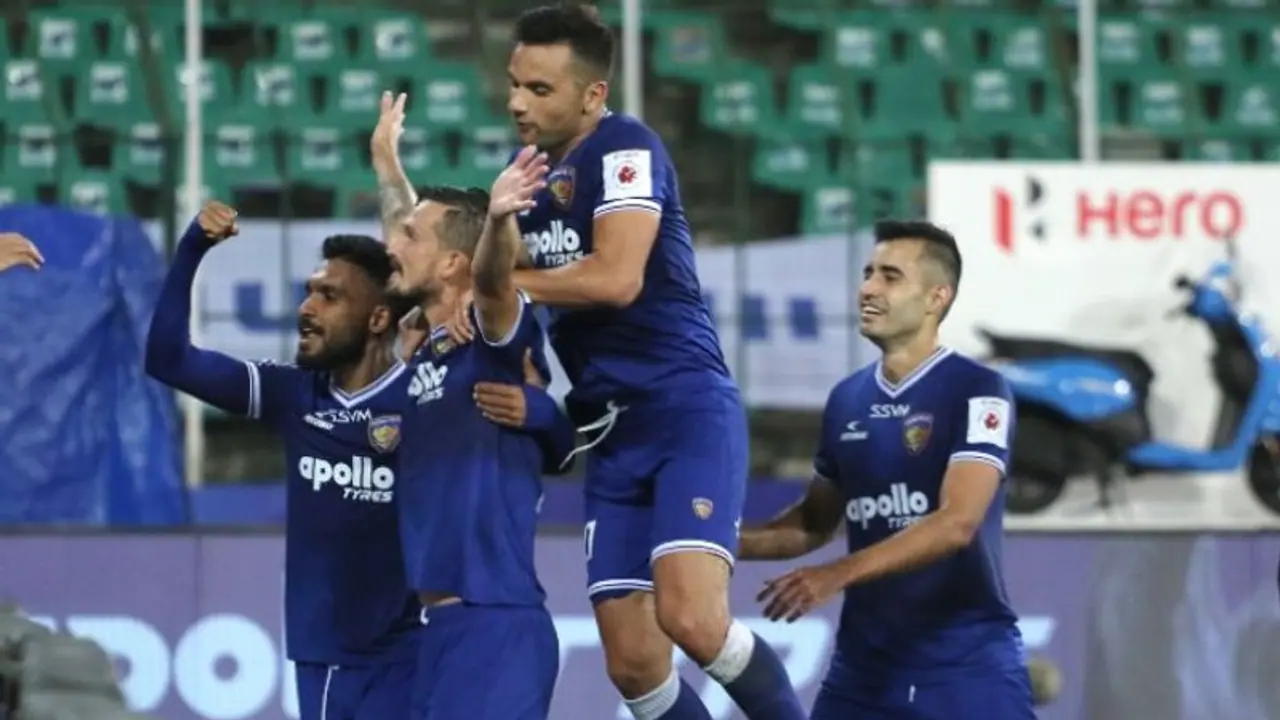 ഇന്ത്യന് സൂപ്പര് ലീഗില് അവസാന ലീഗ് മത്സരത്തില് ചെന്നൈയിന് ഇന്ന് നോര്ത്ത് ഈസ്റ്റിനെതിരെ ഇന്ത്യന് സൂപ്പര് ലീഗില് അവസാന ലീഗ് മത്സരത്തില് ചെന്നൈയിന് ഇന്ന് നോര്ത്ത് ഈസ്റ്റിനെതിരെ