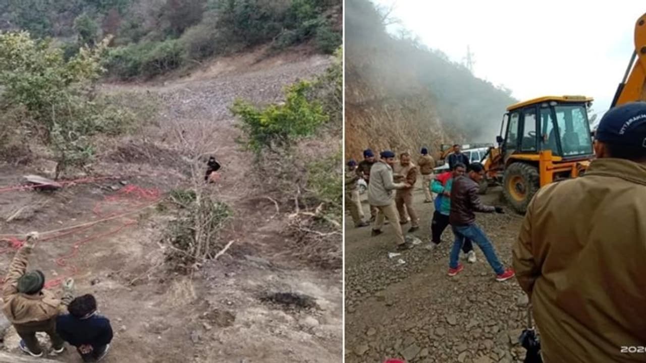 घुमावदार रोड पर स्टीयरिंग बेकाबू होने से 200 फीट नीचे खाई में लुढ़कर टुकड़े टुकड़े हुई कार, 5 की मौत घुमावदार रोड पर स्टीयरिंग बेकाबू होने से 200 फीट नीचे खाई में लुढ़कर टुकड़े टुकड़े हुई कार, 5 की मौत