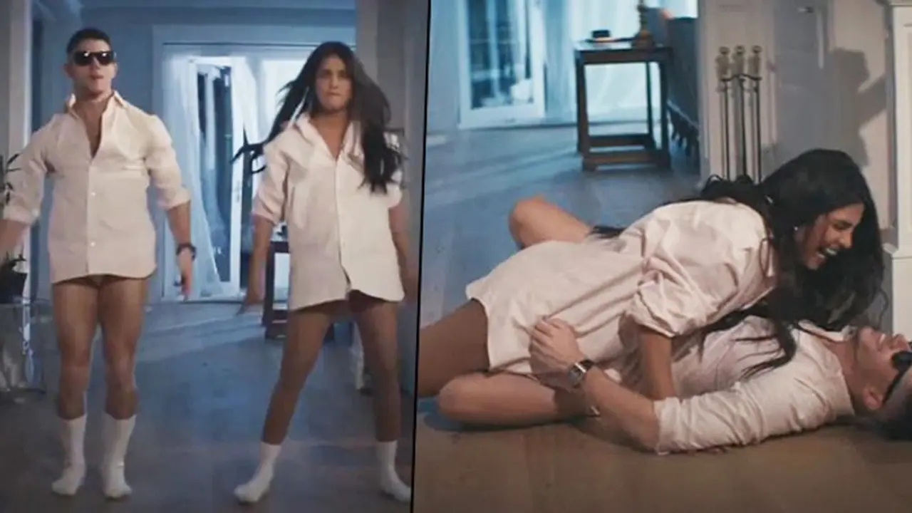 What a man gotta do: Priyanka Chopra, Nick Jonas go pantless in new music video What a man gotta do: Priyanka Chopra, Nick Jonas go pantless in new music video