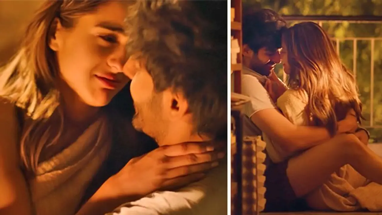 படுக்கை அறை காட்சி... லிப் டூ லிப் கிஸ் என ட்ரைலரில் தெறிக்க விட்ட பிரபல நடிகரின் மகள்! படுக்கை அறை காட்சி... லிப் டூ லிப் கிஸ் என ட்ரைலரில் தெறிக்க விட்ட பிரபல நடிகரின் மகள்!