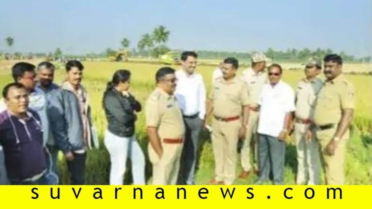 ಹೆದ್ದಾರಿ ಕಾಮಗಾರಿಗಾಗಿ ಫಸಲು ತುಂಬಿದ್ದ ಜಮೀನು ತೆರವು