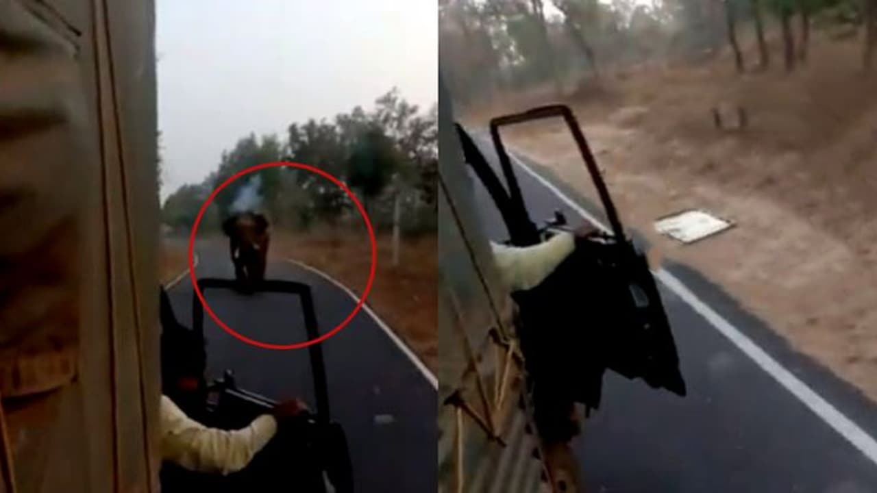 ലോറിയുടെ ബോണറ്റ് കുത്തിയടര്ത്തി കാട്ടാന, പിന്നെ സംഭവിച്ചത്! ലോറിയുടെ ബോണറ്റ് കുത്തിയടര്ത്തി കാട്ടാന, പിന്നെ സംഭവിച്ചത്!