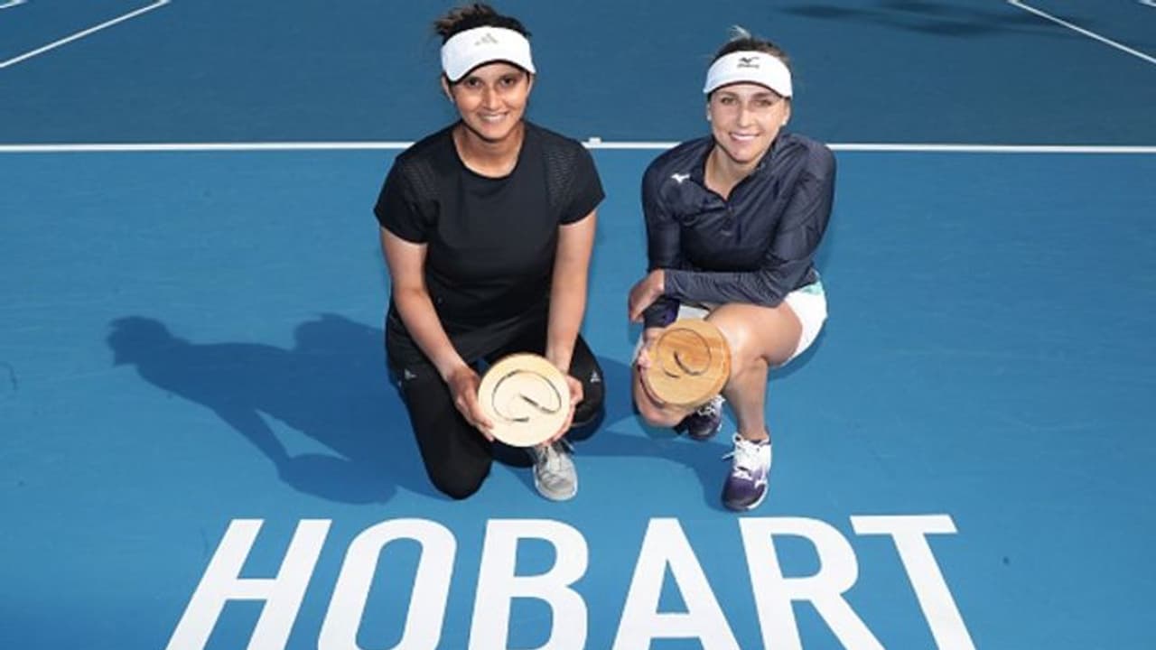 Sania Mirza makes winning return, captures Hobart International title Sania Mirza makes winning return, captures Hobart International title