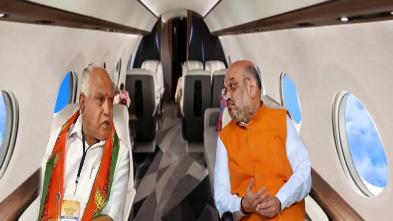 ಫ್ಲೈಟ್ನಲ್ಲೇ ಕ್ಯಾಬಿನೆಟ್ ಸರ್ಕಸ್: ಸಂಪುಟ ವಿಸ್ತರಣೆಗೆ ಶಾ ಗ್ರೀನ್ ಸಿಗ್ನಲ್..! ಫ್ಲೈಟ್ನಲ್ಲೇ ಕ್ಯಾಬಿನೆಟ್ ಸರ್ಕಸ್: ಸಂಪುಟ ವಿಸ್ತರಣೆಗೆ ಶಾ ಗ್ರೀನ್ ಸಿಗ್ನಲ್..!