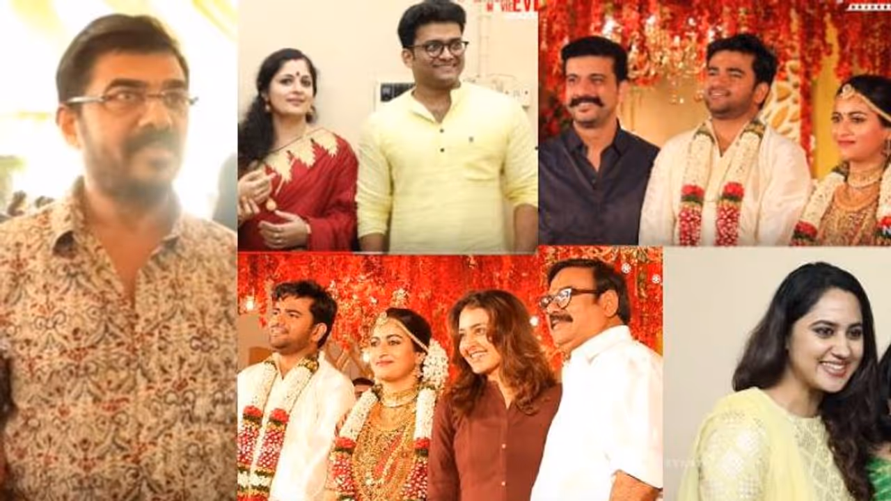 താരനിബിഡമായി മണിയൻ പിള്ള രാജുവിന്റെ മകന്റെ വിവാഹം; വീഡിയോ താരനിബിഡമായി മണിയൻ പിള്ള രാജുവിന്റെ മകന്റെ വിവാഹം; വീഡിയോ