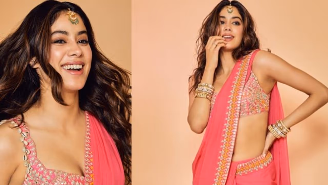 സാരിയില് 'ഹോട്ട്' ലുക്കില് ജാന്വി കപൂര് സാരിയില് 'ഹോട്ട്' ലുക്കില് ജാന്വി കപൂര്