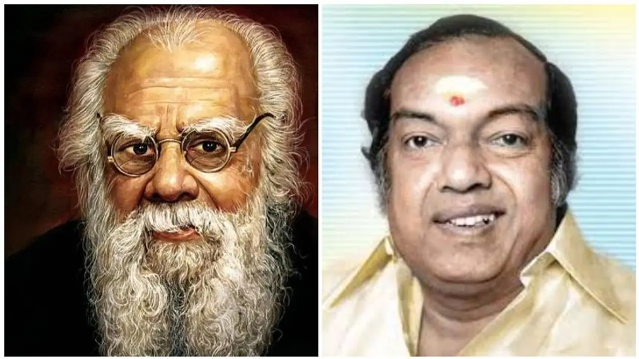 இஸ்லாம் மீதோ... கிறிஸ்துவத்தின் மீதோ கை வைத்து விட்டுவா பார்க்கலாம்... பெரியாருக்கு அப்போதே சவால்விட்ட கண்ணதாசன்..! இஸ்லாம் மீதோ... கிறிஸ்துவத்தின் மீதோ கை வைத்து விட்டுவா பார்க்கலாம்... பெரியாருக்கு அப்போதே சவால்விட்ட கண்ணதாசன்..!